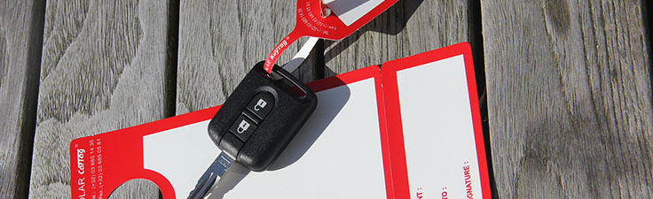 Car- & KeyTag Handige CarTag met bijbehorende KeyTag